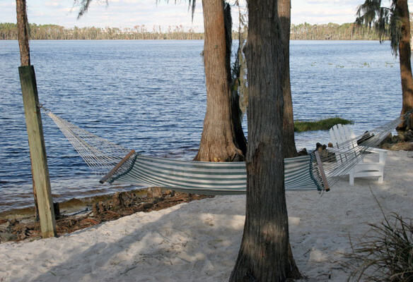 Grand Beach - hammock by the beach