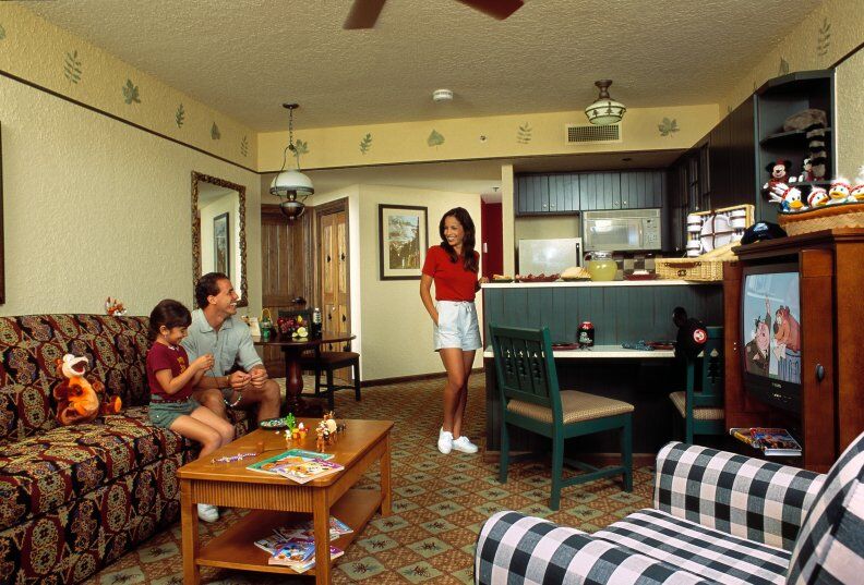 Villas at Disney's Wilderness Lodge - Living Area