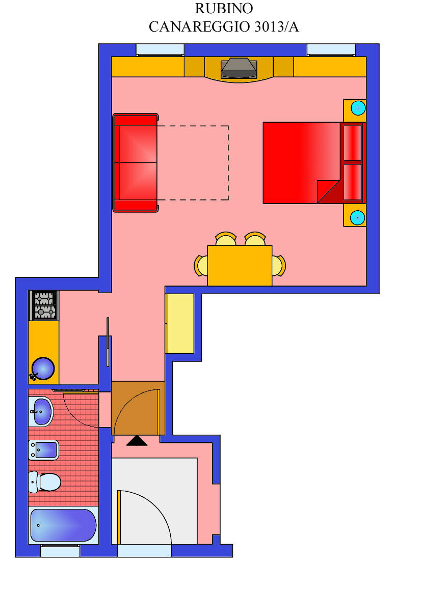 Rubino Canareggio Suite at I Gioielli del Doge