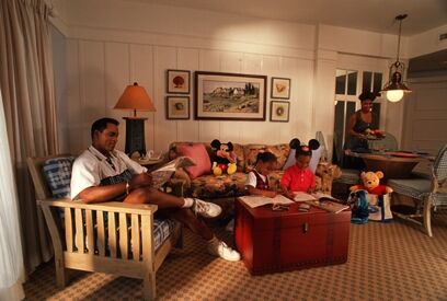 Disney's BoardWalk Villas - Unit Living Area