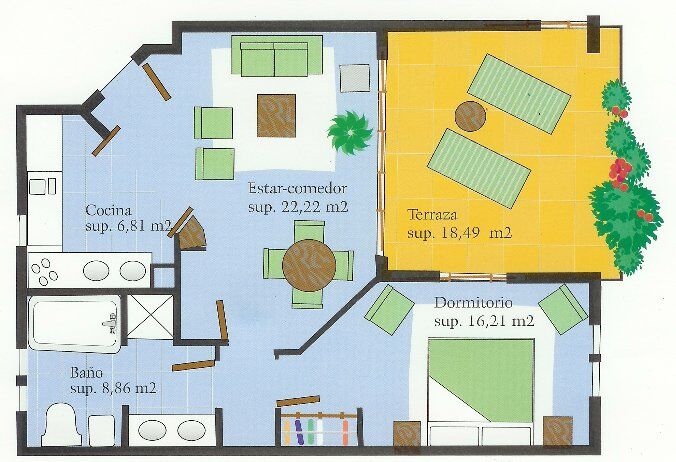 Palm Oasis - Unit Floor Plan