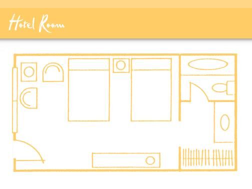 Hotel Room Floorplan