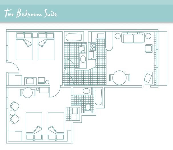 Two Bedroom Floorplan