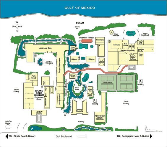 Map of the TradeWinds Island Grand