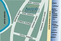 Location of Australis Sovereign