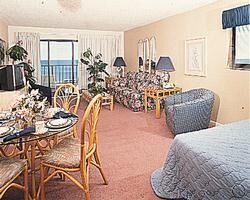 Ocean Villas Beach & Racquet Club - Unit Living Area