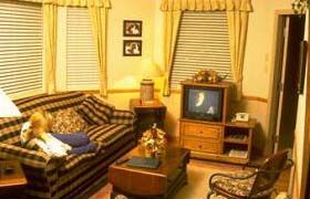 Living room at Clock Tower 