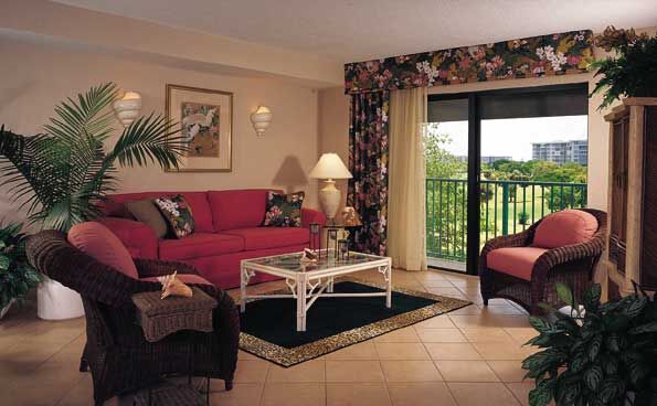 Wyndham Palm-Aire - Unit Living Area