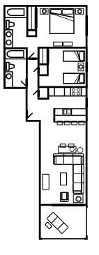 HGVC Seawatch on the Beach - Unit Floor Plan