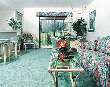 The Gardens at West Maui - Unit Living Area