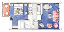 Westgate Blue Tree Resort - Unit Floor Plan