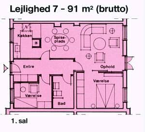 Osterso Faergegard - Unit Floor Plan