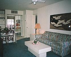 Club Ocean Villas II - Unit Living Area
