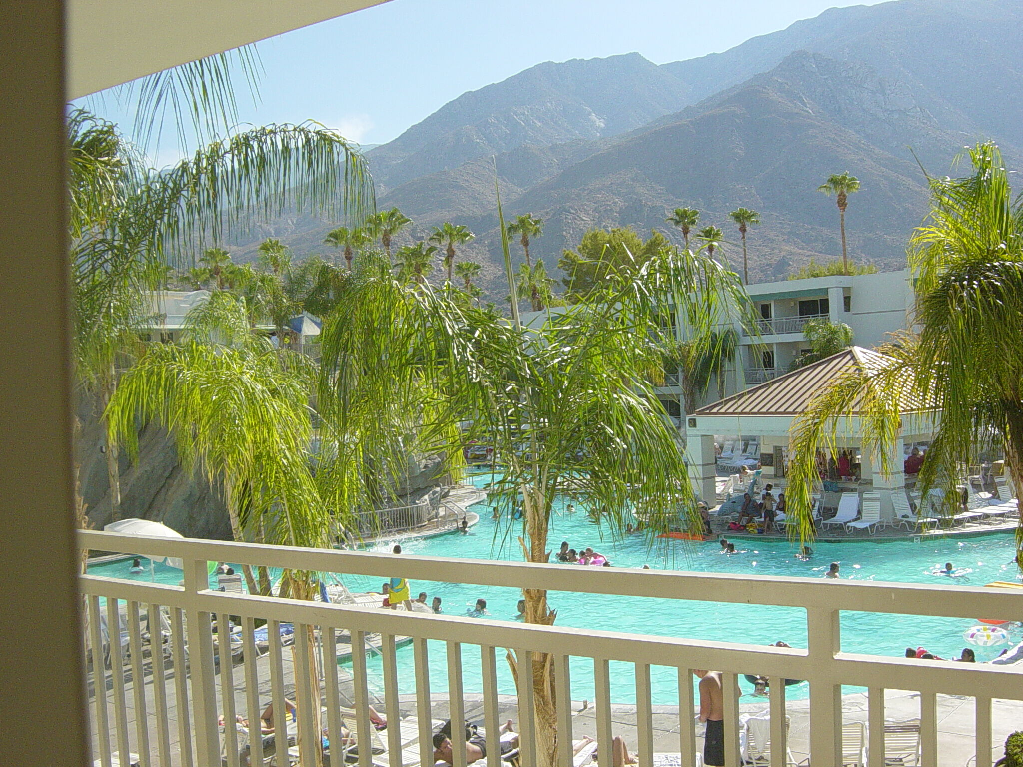 Palm Canyon Resort and Spa - View From Balcony