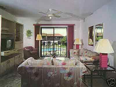 Florida Vacation Villas - Unit Living Area