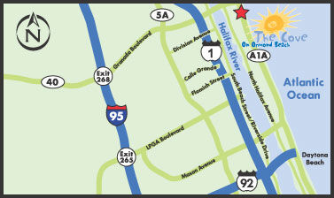 The Cove on Ormond Beach - Area Map