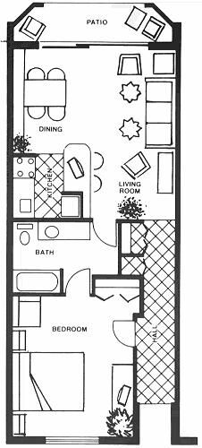 Costa del Sol Resort - Unit Floor Plan