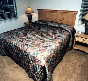 Unit Bedroom at the Pinetop Resort