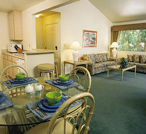 Dolphin's Cove Resort - Unit Dining & Living Areas