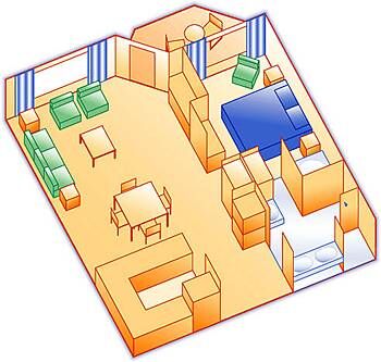 HGVC Orlando at Sea World International Center - Unit Floor Plan