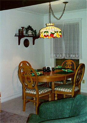Dining area in a terrace unit