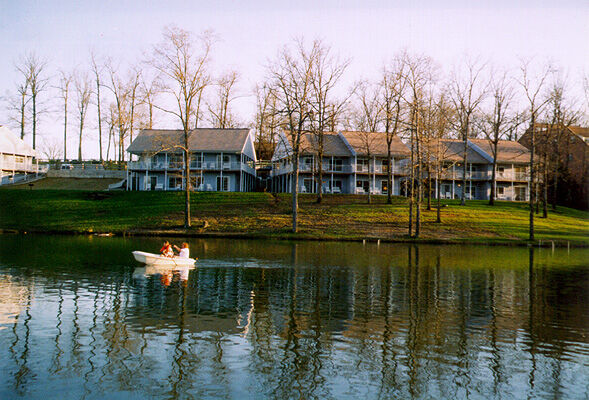Lake front building