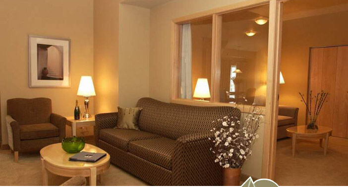 Two bedroom suite living room