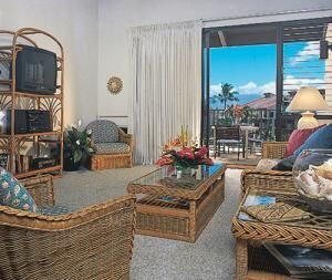 Kamaole Sands - Unit Living Area