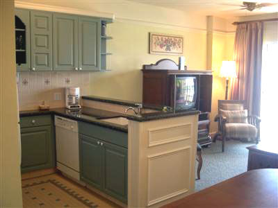 Disney's Saratoga Springs Resort & Spa - Unit Kitchen