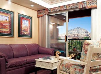 Sedona Summit - unit living area and balcony