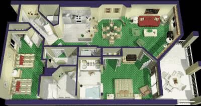 Marriott's Barony Beach Club - Unit Floor Plan