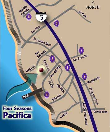 Four Seasons - Pacifica - Area Map