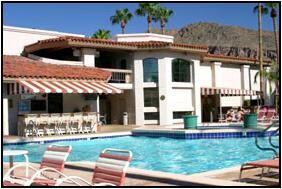 Scottsdale Camelback Resort - Pool, grill, Camelback Mountain
