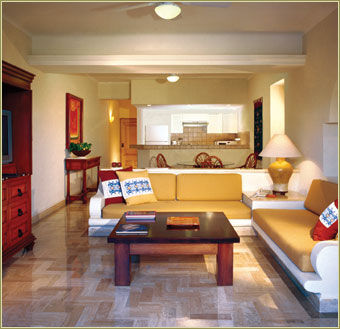 Club Velas Vallarta - Unit Living Area