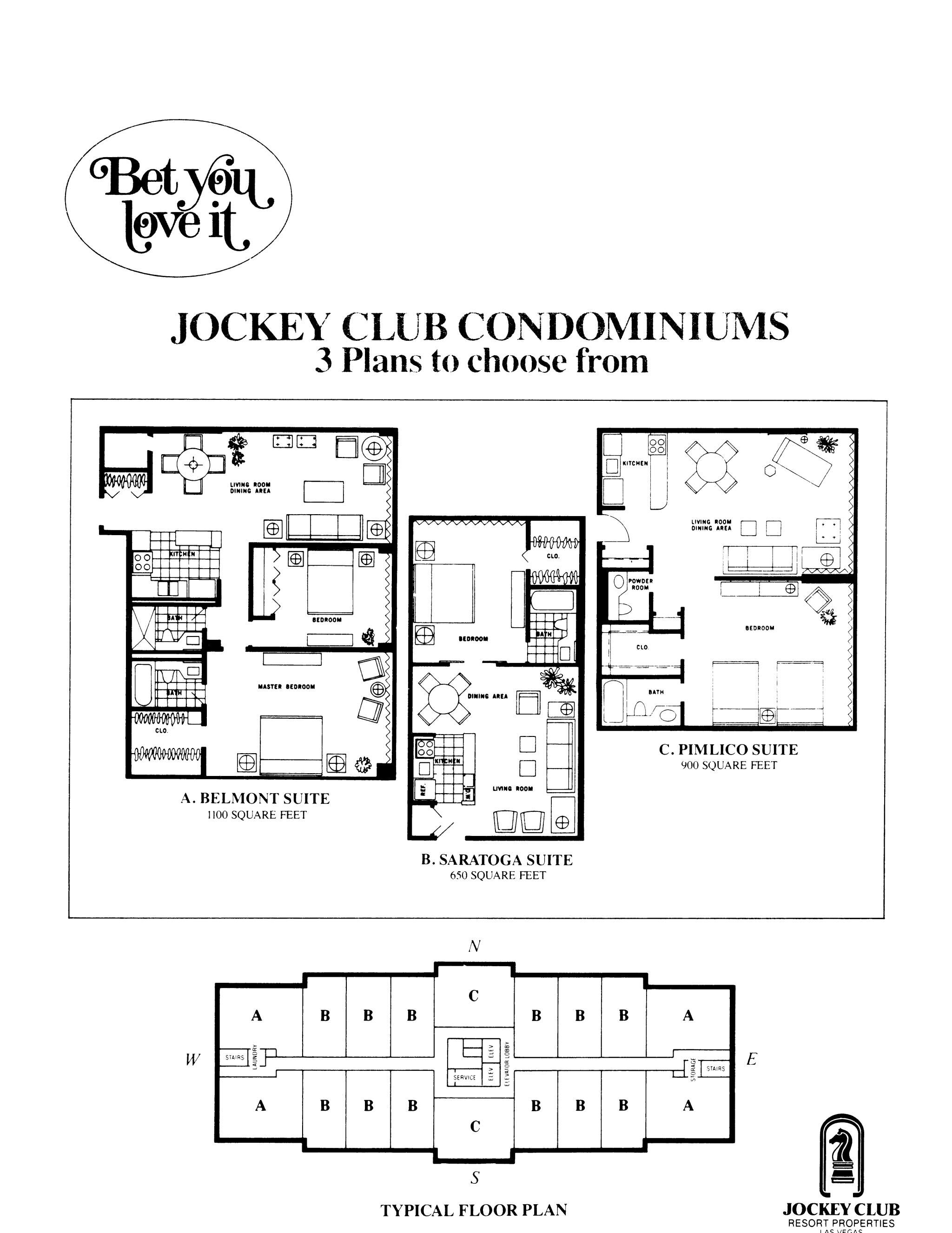 Jockey Club - Floor Plans