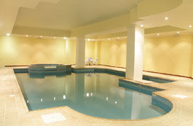 Indoor pool at Solana Hotel