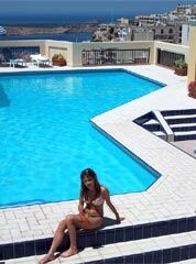 Outdoor pool at Solana Hotel