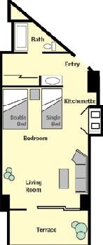 Las Torres Gemelas - unit floorplan