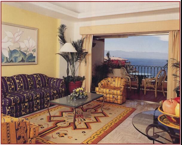 Club Velas Vallarta - Unit Living Area