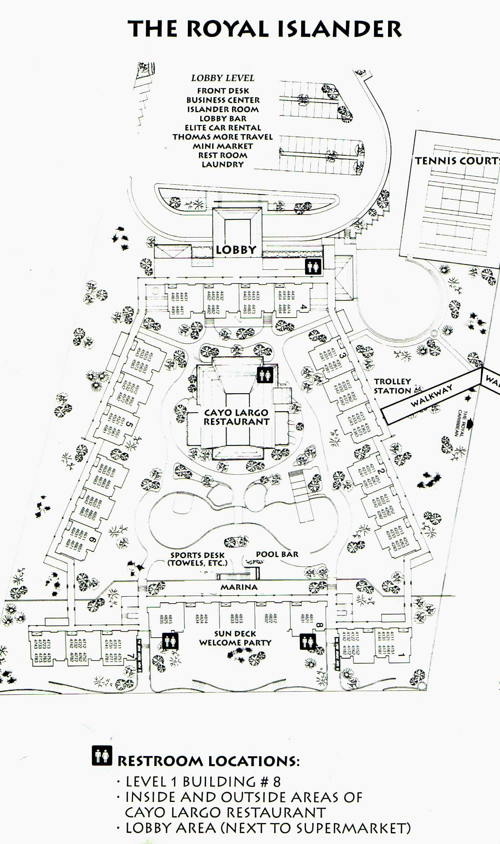 Map of the Royal Islander