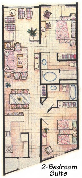 Costa Linda Beach Resort - Unit Floor Plan
