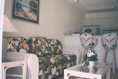 Island Seas Resort - Unit Living Area