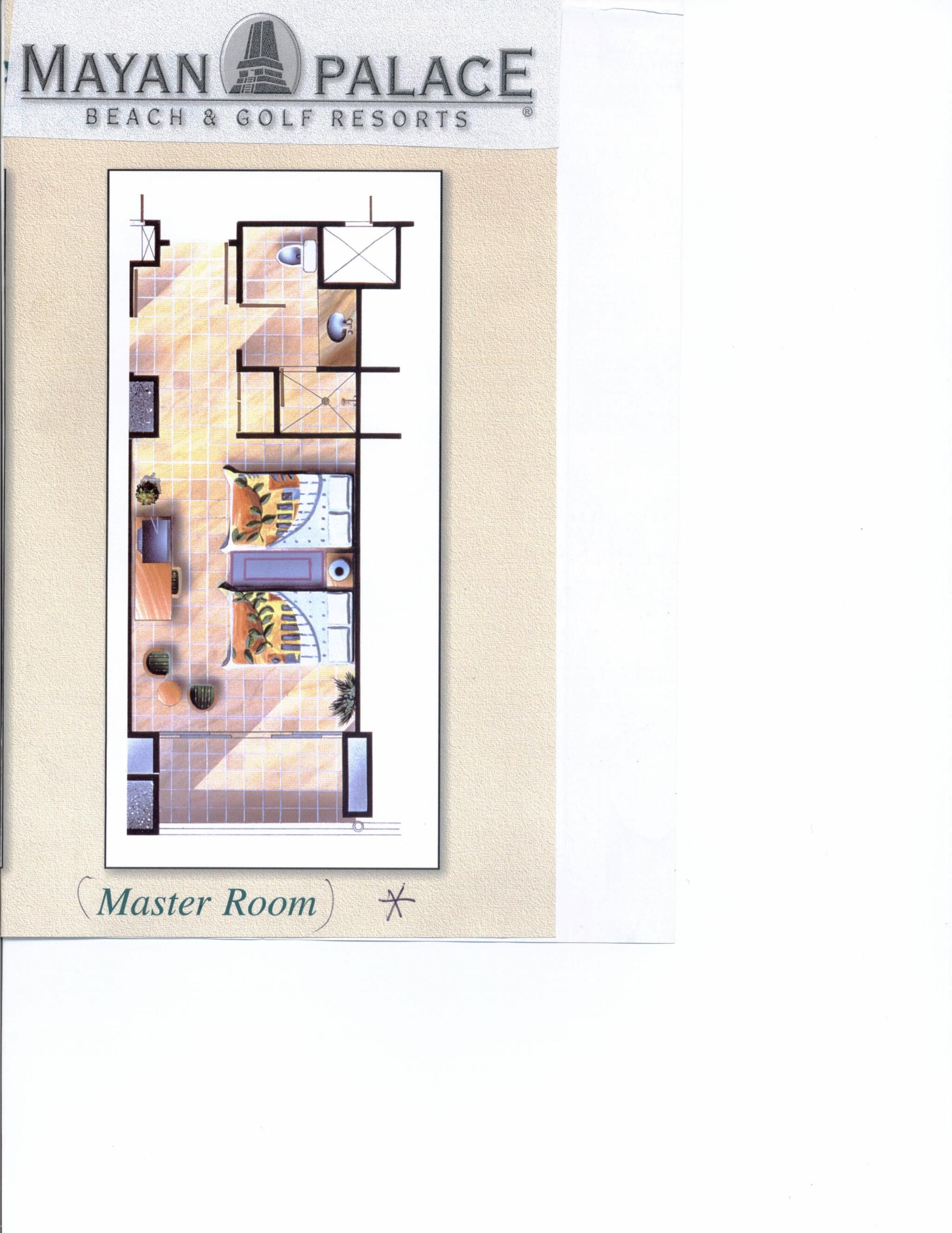 Mayan Palace Nuevo Vallarta - Unit Floor Plan