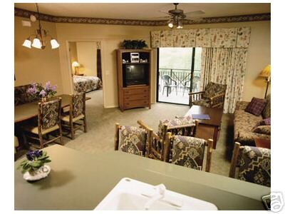 Wyndham Smoky Mountains - Unit Living Area