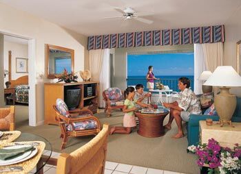 The Point at Poipu - Unit Living Area