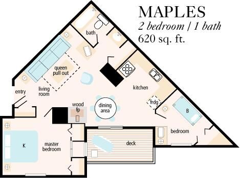Smugglers' Notch Resort  - Maples Floor Plan