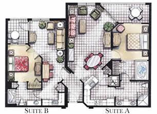 Vacation Village at Bonaventure - Unit Floor Plan