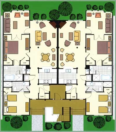 The Cottages at King's Creek Plantation - Unit Floor Plan