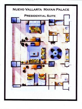 Mayan Palace Nuevo Vallarta - Unit Floor Plan