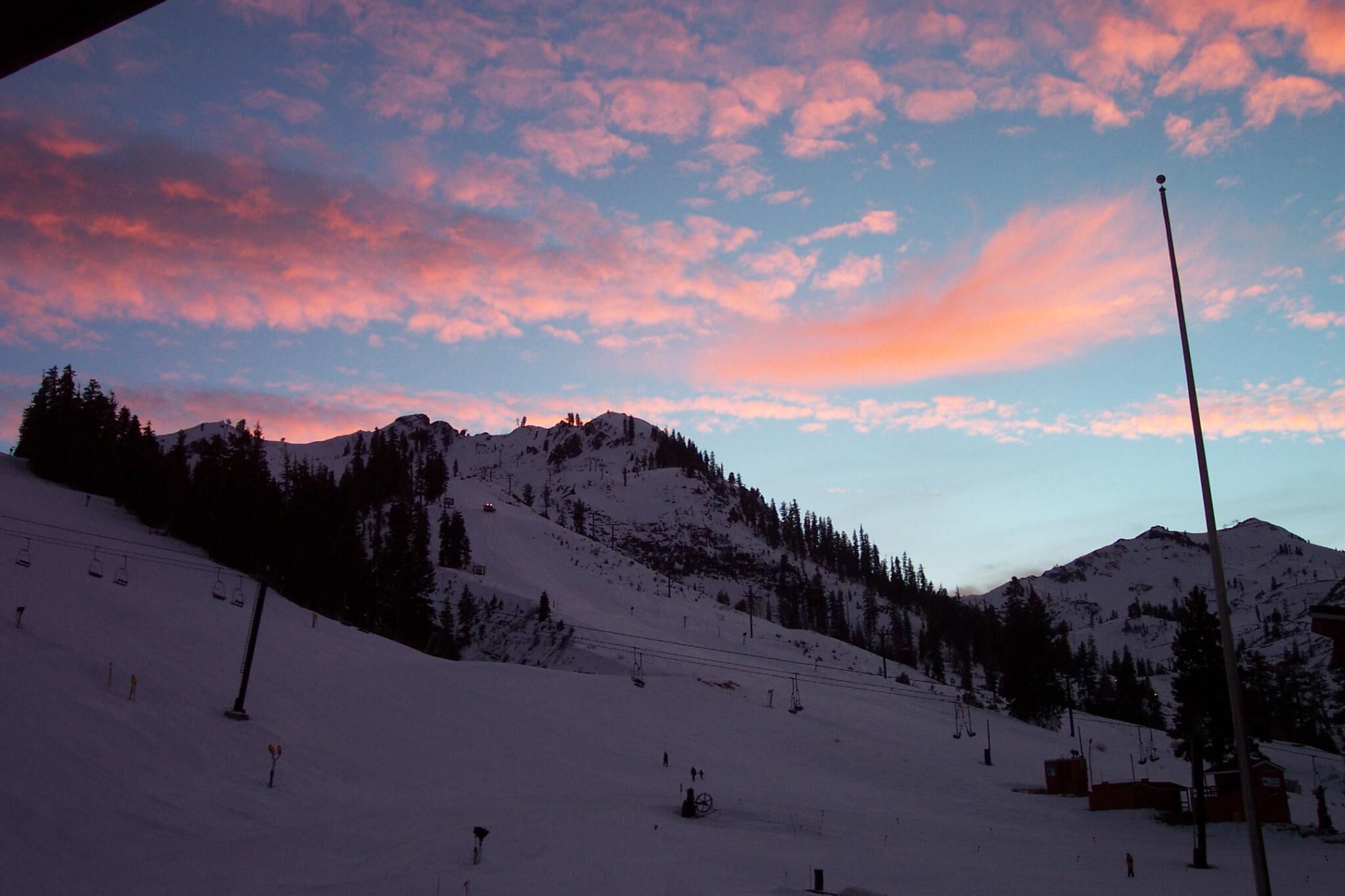 Red Wolf Lodge at Squaw Valley - view from a unit balcony